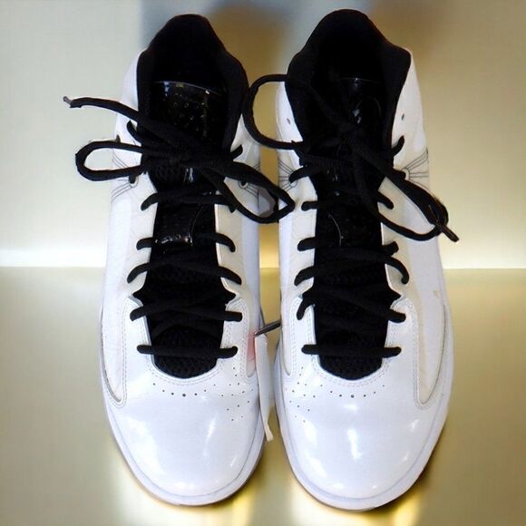 Jordan white black Flywire hi-top basketball sneakers  main image 5